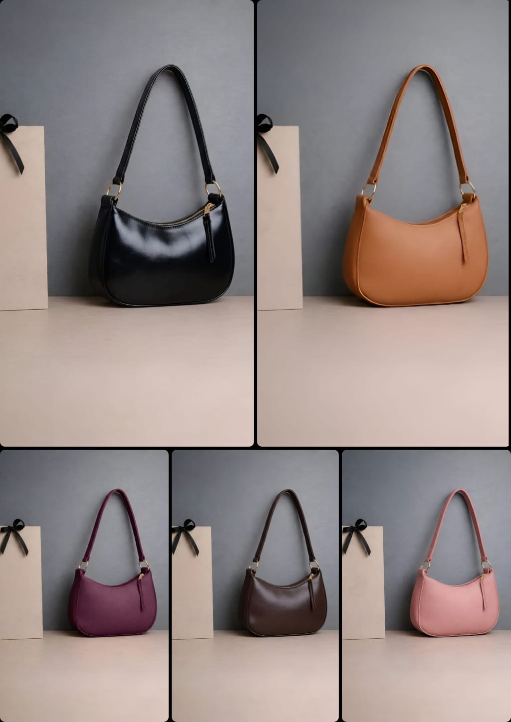 Women's Classic Zip Shoulder Bag | Sleek Everyday Carry