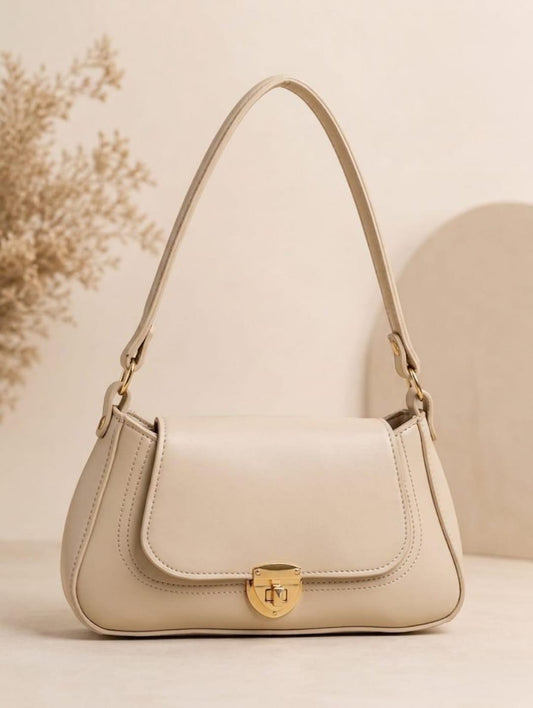 Classic Flap Shoulder Purse for Women – Premium Leather Look Handbag