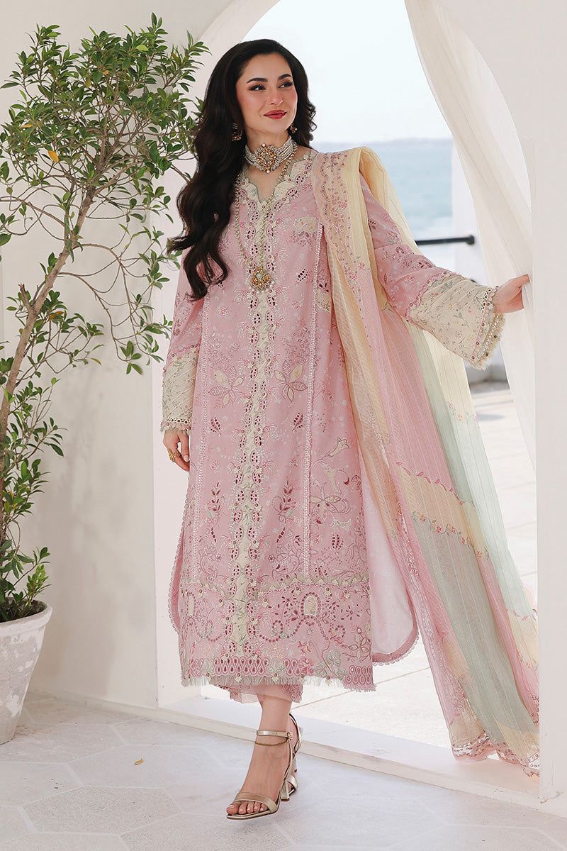 Qalamkar 2662 Heavy Chikenkari Lawn Suit with Swiss Voil Dupatta