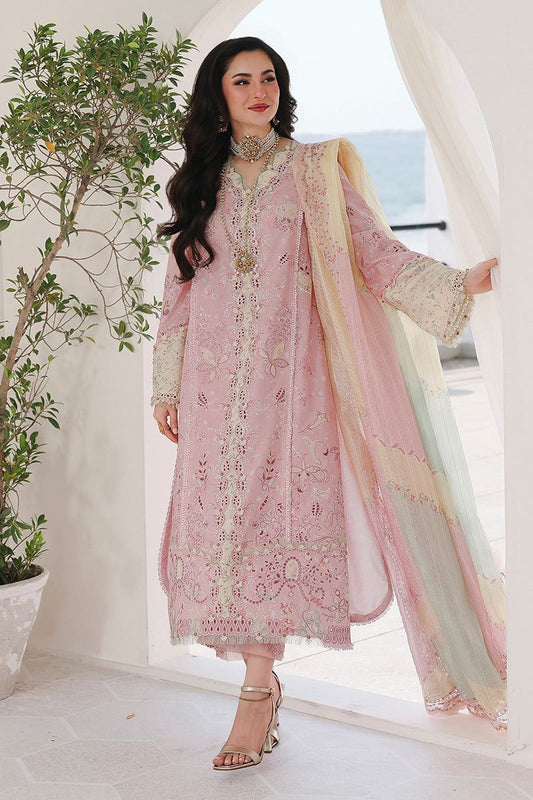 Qalamkar 2662 Heavy Chikenkari Lawn Suit with Swiss Voil Dupatta
