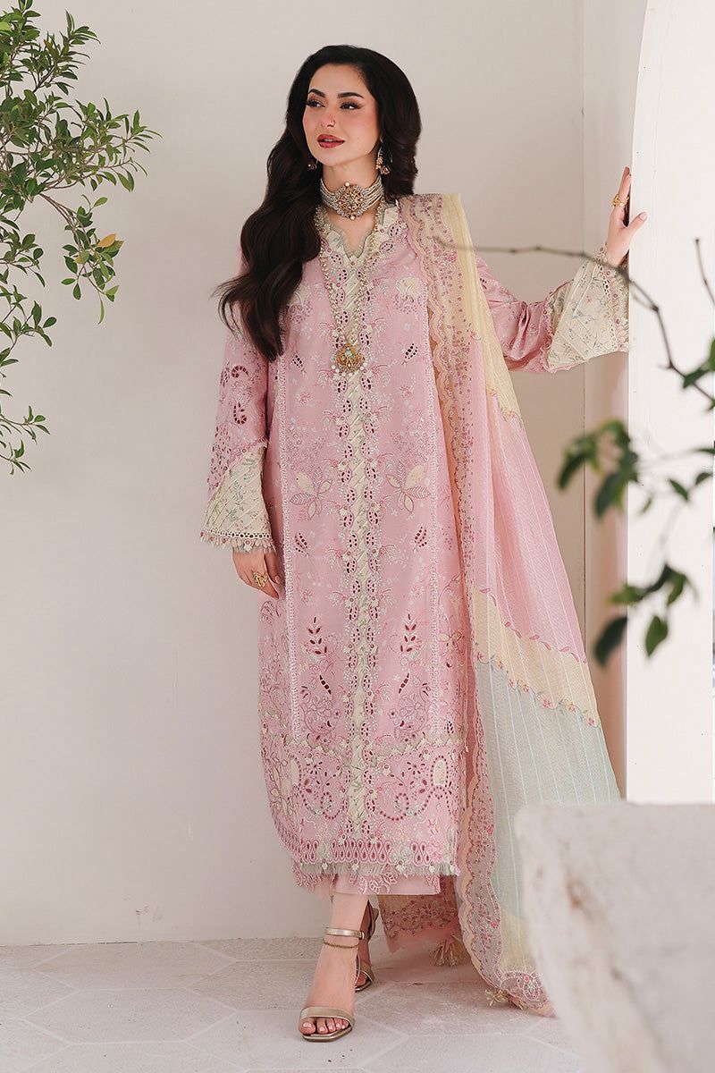 Qalamkar 2662 Heavy Chikenkari Lawn Suit with Swiss Voil Dupatta