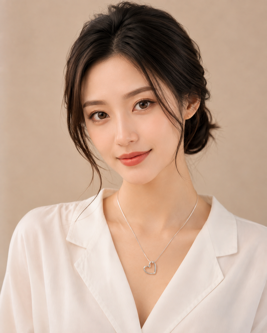 PRJ-183 Hollow Heart Pendant
